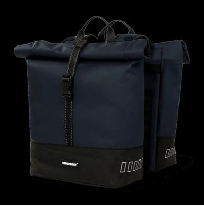 Urbanfester Urban Proof Rolltop Doppelbeutel 38L Blau recycelt