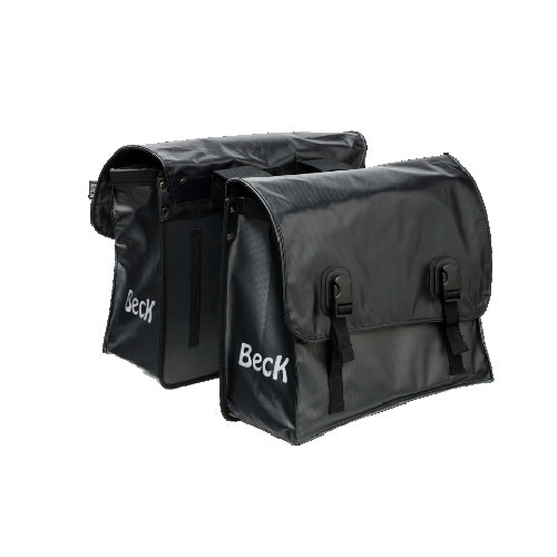 Tasche Double Beck Classic schwarze Plane 46l.