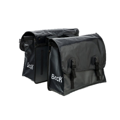 Tasche Double Beck Classic schwarze Plane 46l.