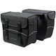Greenlands Bag double schwarz-schwarz. Größe 35x31x16 (x2) cm. abgeschrägte Seiten, 34L
