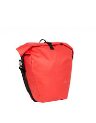 Neue Rebel Carbon Planner Rolltop-Fahrradtasche 22 Liter rot