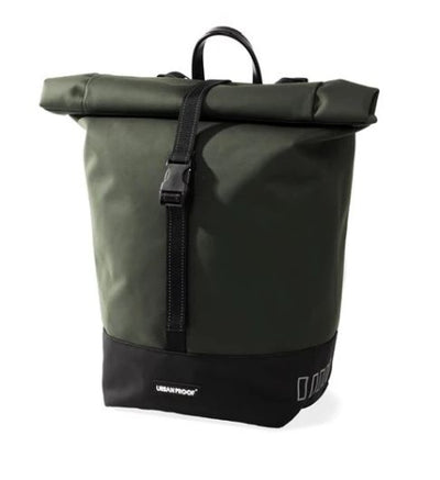 Urbanfester städtischer Proof Eins Rolltop -Tasche 20L Green Recycling