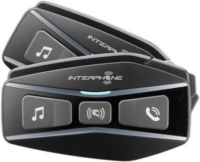 Interphone Helmkommunikationssystem u-com 16 Helm com.system interp. u-com 16 Doppel-Kit