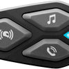 Interphone Helmkommunikationssystem u-com 3 Helm com.system interp. u-com 3 Einzel-Kit