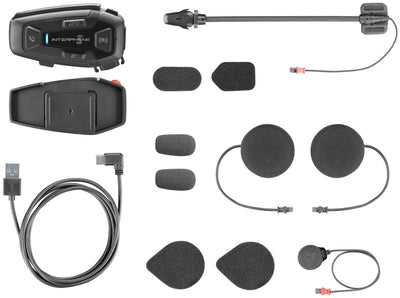 Interphone Helmkommunikationssystem u-com 8 r Helm com.system interp. u-com 8r Einzelsatz