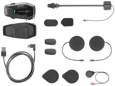 Interphone Helmkommunikationssystem u-com 7 r Helm com.system interp. u-com 7r Einzelkit