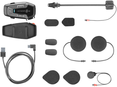 Interphone Helmkommunikationssystem u-com 6 r Helm com.system interp. u-com 6r Doppel-Kit