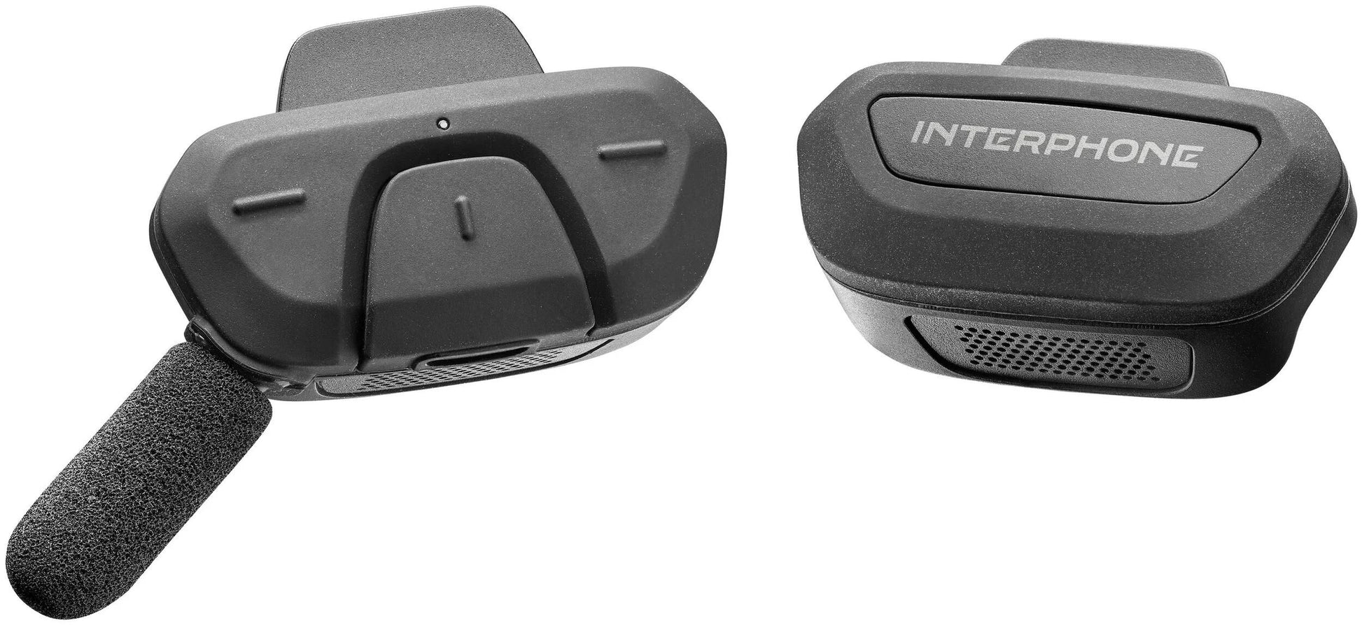 Interphone-Helmkommunikationssystem-Antennenkommunikation. Systemfahrräder Doppelbausatz