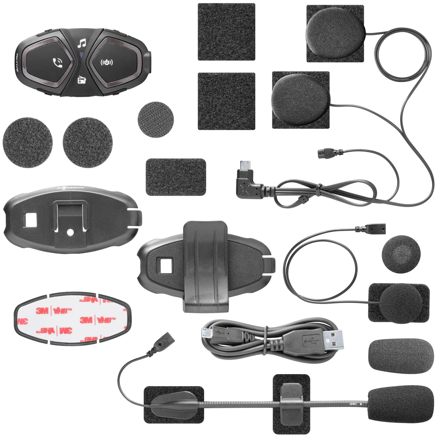 Interphone Helmkommunikationssystem Aktivhelm com.system interp. Einzelsatz
