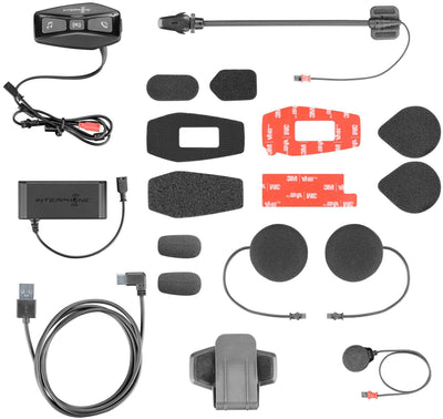 Interphone Helmkommunikationssystem u-com 4 Helm com.system interp. u-com 4 Einzel-Kit