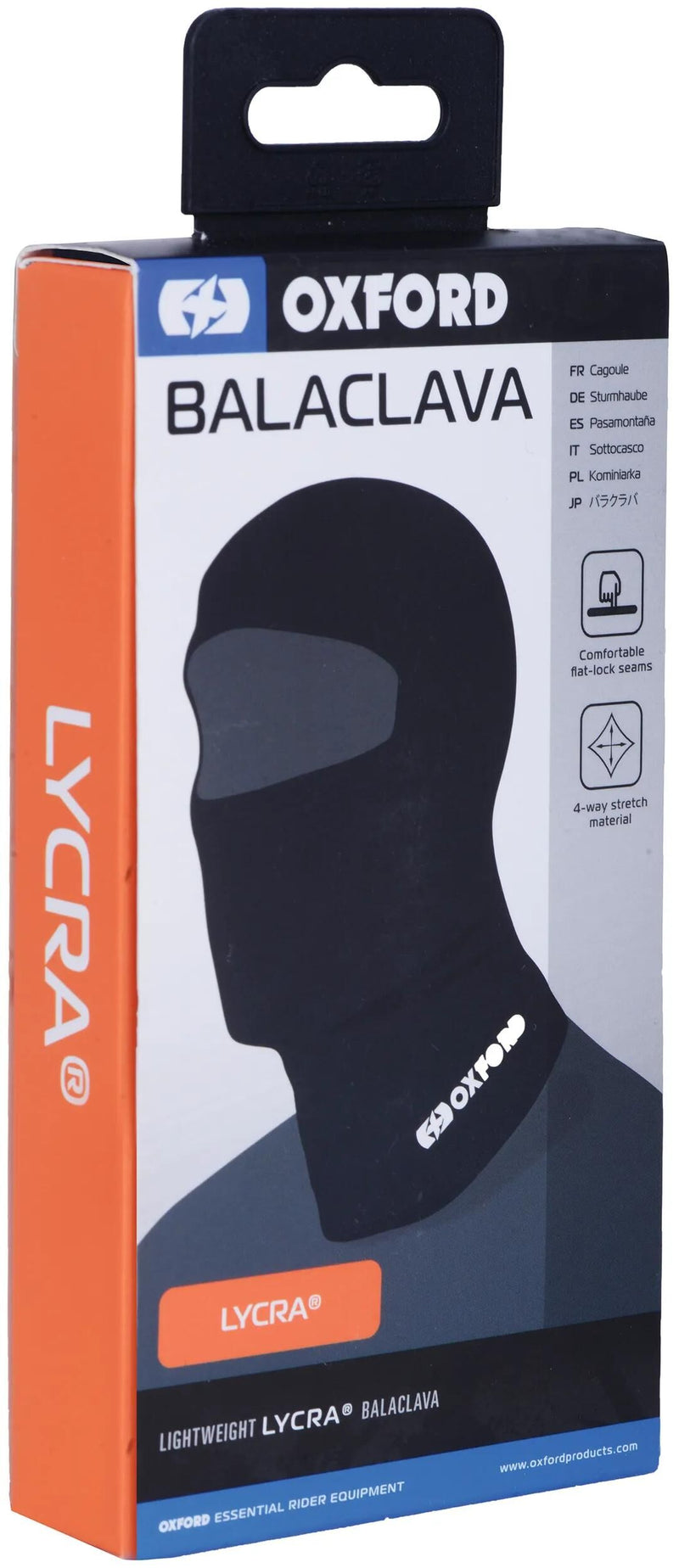 Oxford Lycra Sturmhaube schwarz