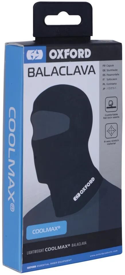 Oxford Storm Hood Coolmax Schwarz