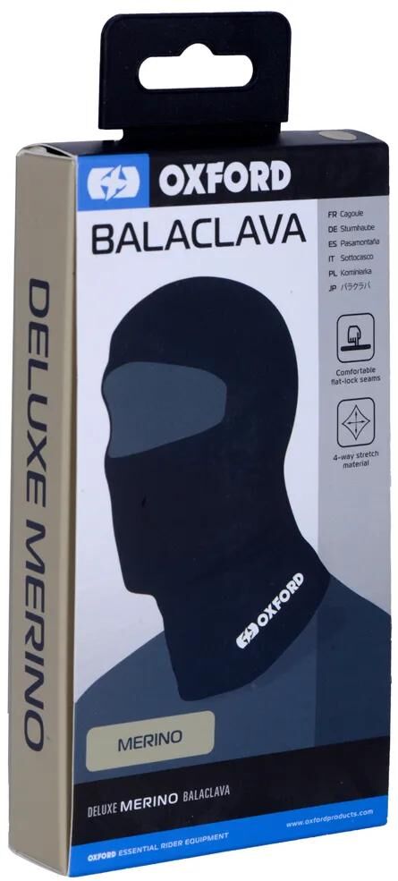 Oxford Storm Hood Deluxe Merino Schwarz