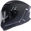Spec-X Helm SX-82.03 R2 Black Matt Grey S Pin Rea