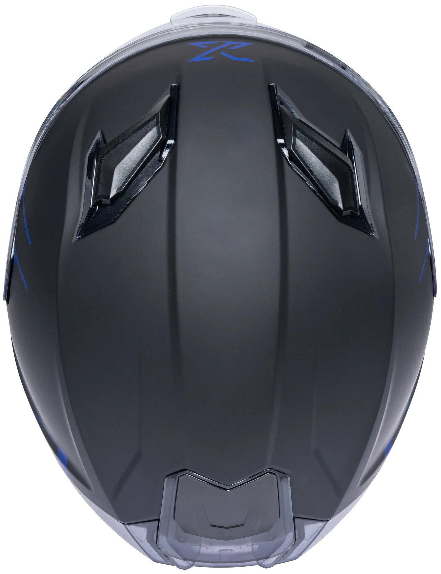 Spec-X Helm SX-82.03 R2 Black Matt Blue L Pin Rea