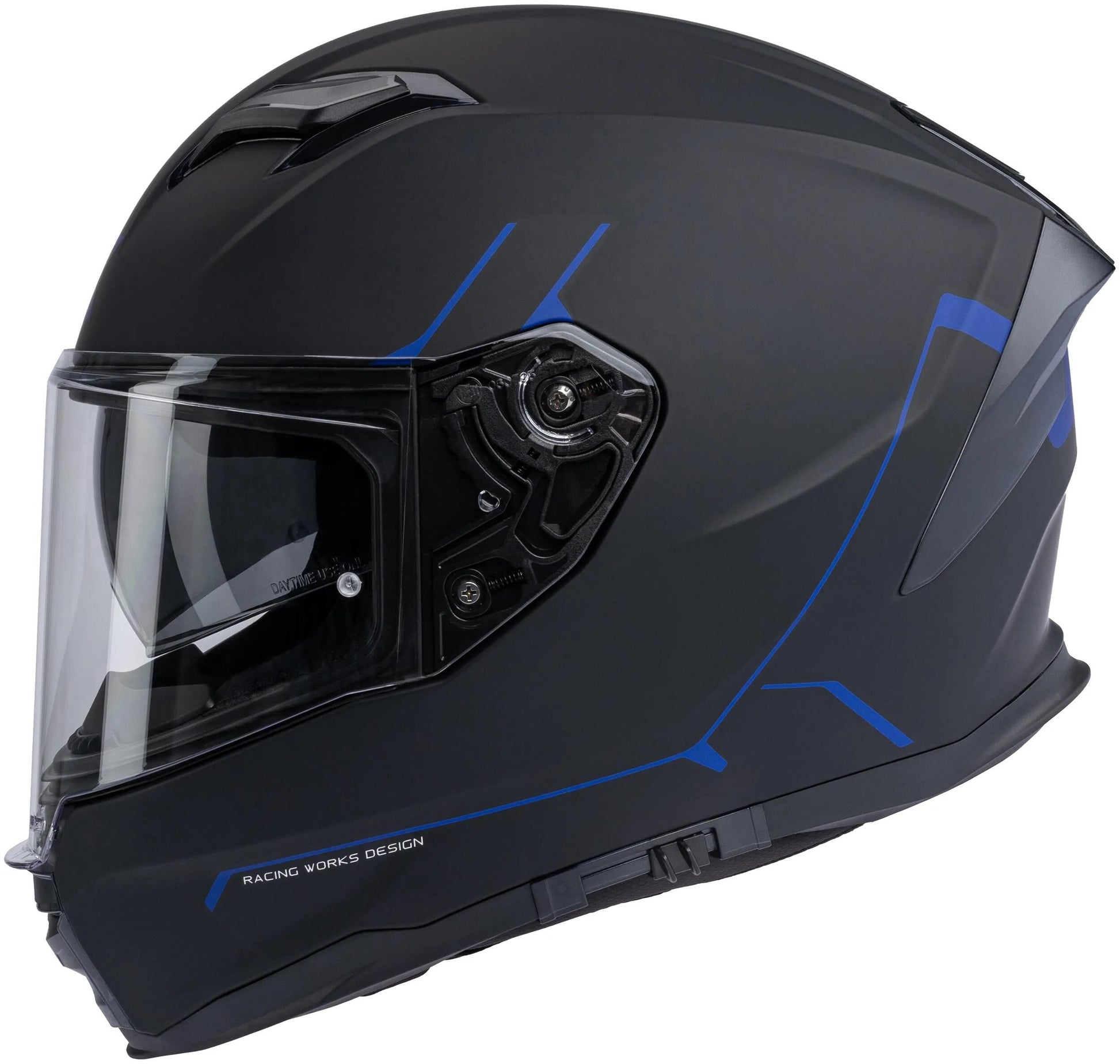 Spec-X Helm SX-82.03 R2 Black Matt Blue XXL Pinre
