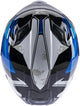 Spec-X Helm SX-82.03 R1 BL Black White L Pin lesen
