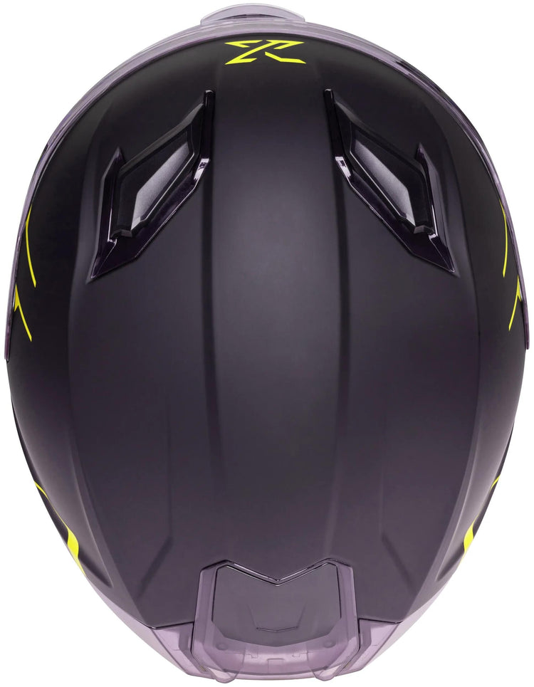 Spec-X Helm SX-82.03 R2 BW Matt Neon Yellows Pin