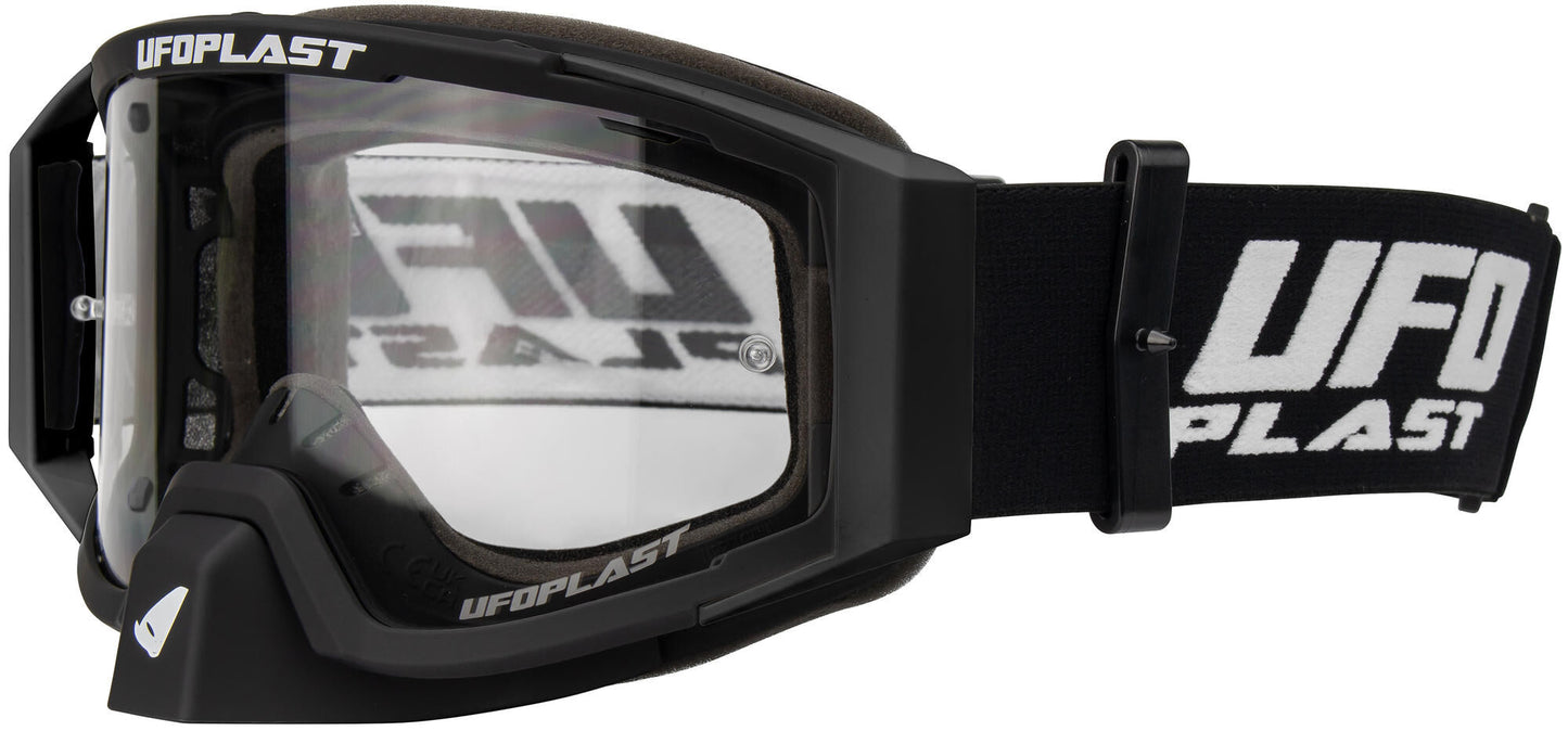 Ufo Plast Wise Motocross-Brille Crossglasses Wise Schwarz