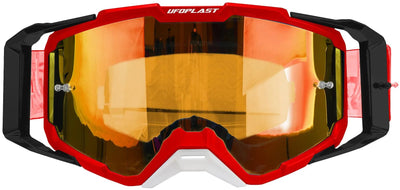 Ufo Pee Motocross-Brille Core 2.0. Crossbrille Core 2.0 rot schwarz