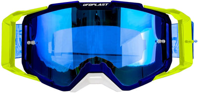 Ufo Pee Motocross-Brille Core 2.0. Crossbrille Core 2.0 blau gelb