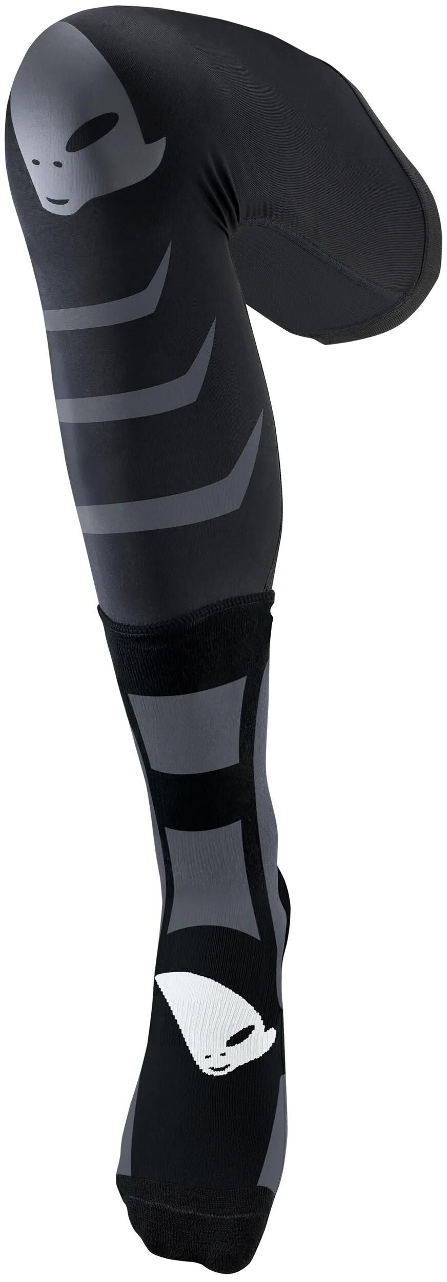 Ufo Piss-Socken Offroad-Socken Ufo lang schwarz grau Gr. l