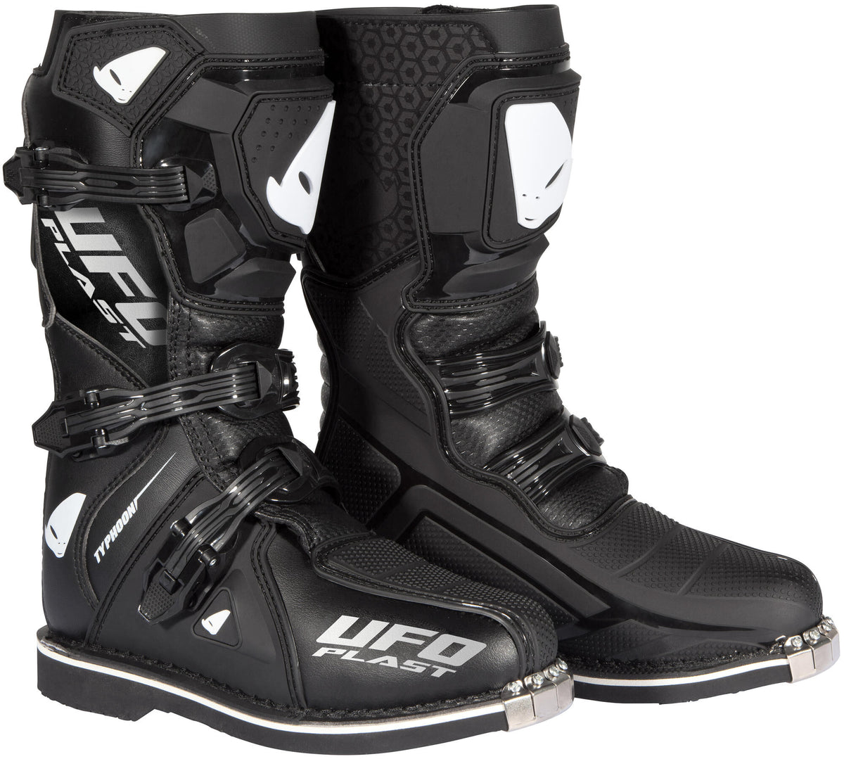 UFO Plast Boot Typhoon Kinderstiefel UFO Typh Schwarz Gr. 34