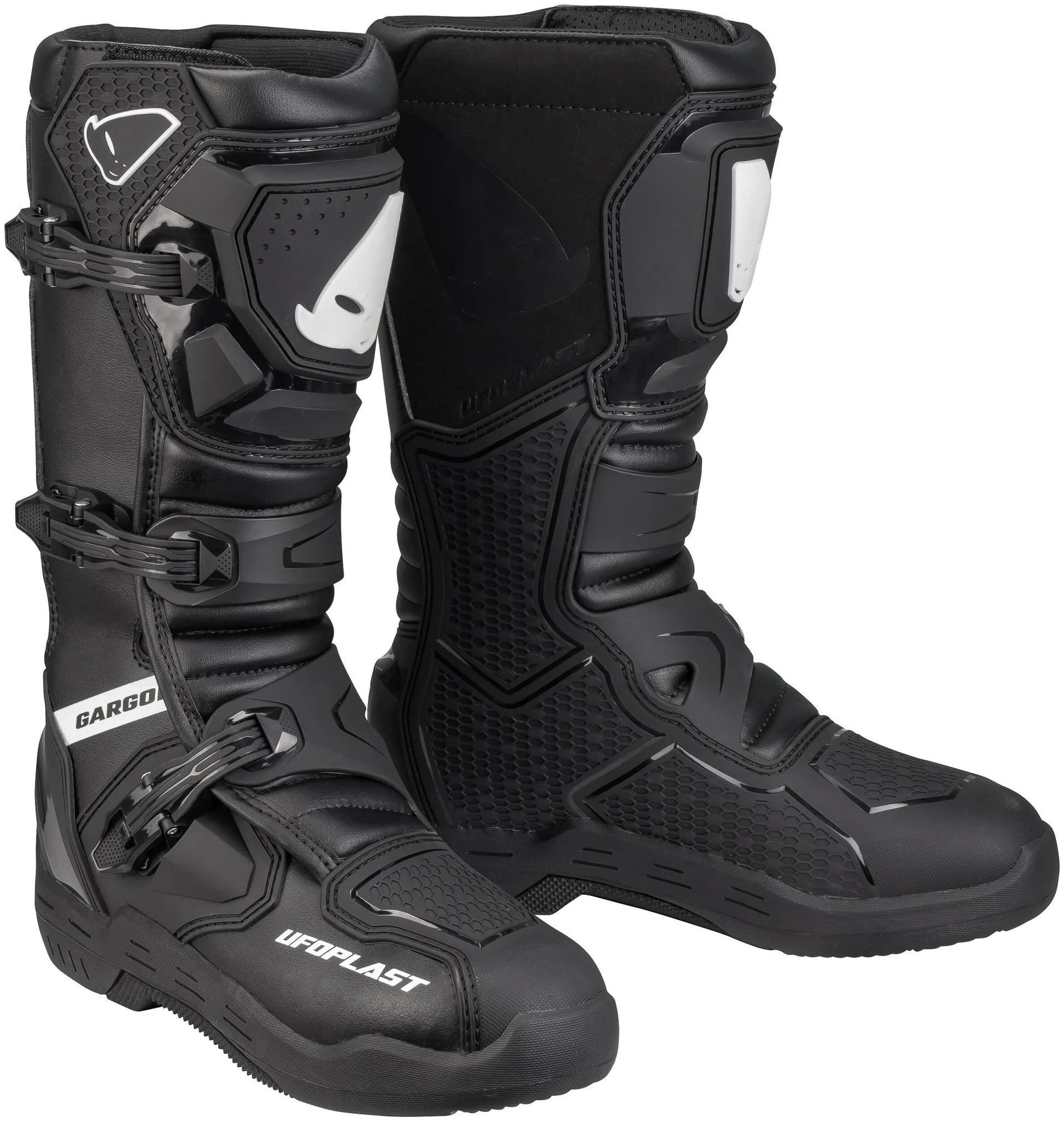 UFO Plast Stiefel Gargor Stiefel UFO Gargor Schwarz Weiß Gr. 42