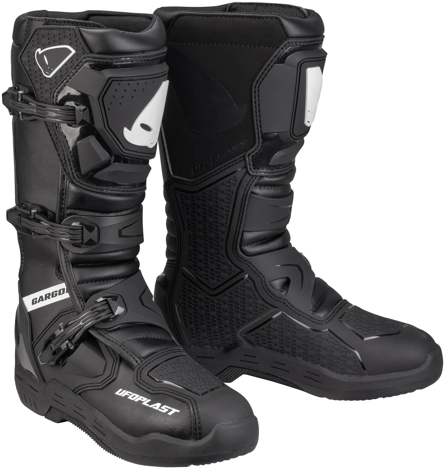 UFO Plast Stiefel Gargor Stiefel UFO Gargor Schwarz Weiß Gr. 44