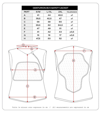 UFO Plast Protektorenweste Centurion BV3 Protektorenweste UFO BV3 Centurion Schwarz L XL