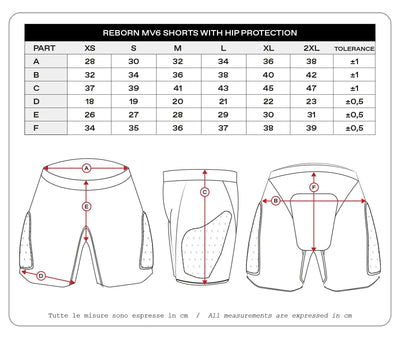 UFO Plast Protektorenhose Reborn MV6 Protektorenhose UFO Reborn MV6 Schwarz Gr. xs
