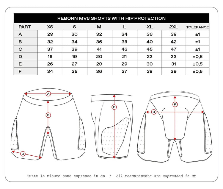 UFO Plast Protektorenhose Reborn MV6 Protektorenhose UFO Reborn MV6 Schwarz Gr. m