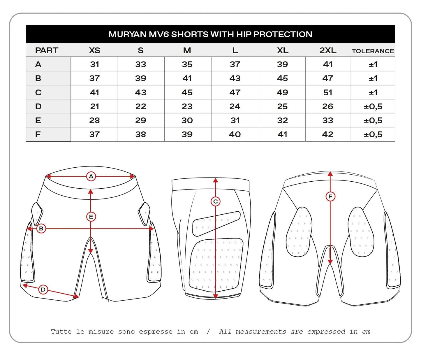 UFO Plast Protektorenhose Muryan MV6 Protektorenhose UFO Muryan MV6 Schwarz Gr. xs