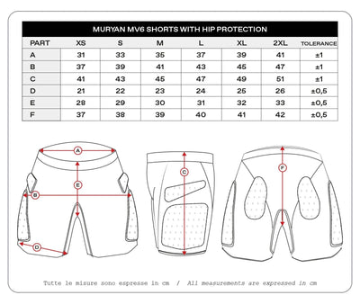UFO Plast Protektorenhose Muryan MV6 Protektorenhose UFO Muryan MV6 Schwarz Gr. xs