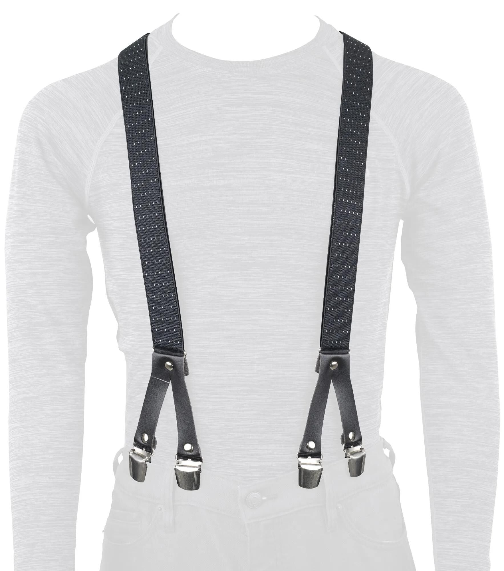 Oxfordhose häuft Riggers Chic Schwarz