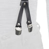 Oxfordhose häuft Riggers Chic Schwarz