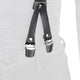 Oxfordhose häuft Riggers Chic Schwarz