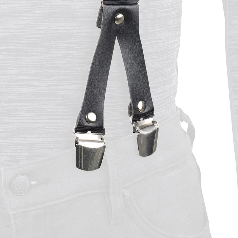 Oxfordhose häuft Riggers Chic Schwarz