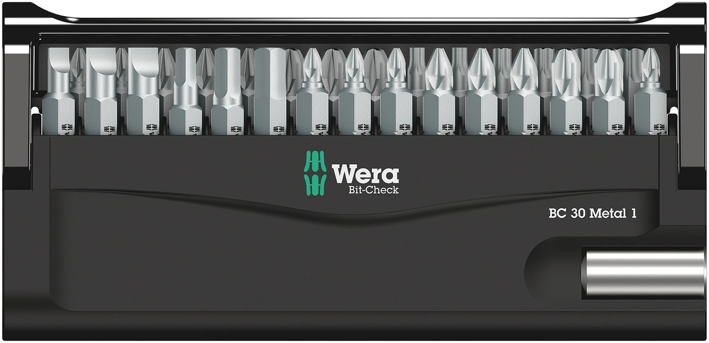 Wera Bit-Check 30 Metall 1 SB, 30-teilig