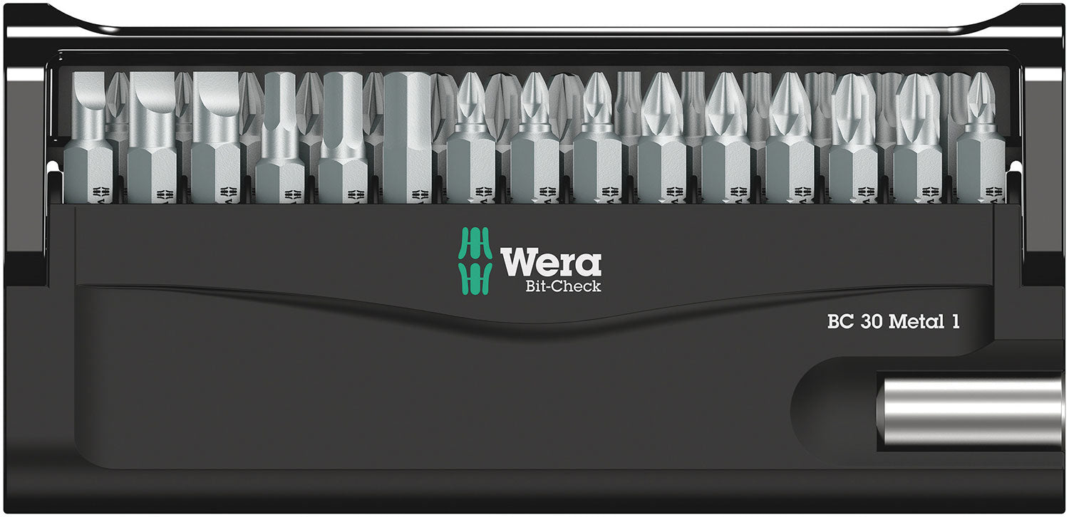 Wera Bit-Check 30 Metall 1 SB, 30-teilig