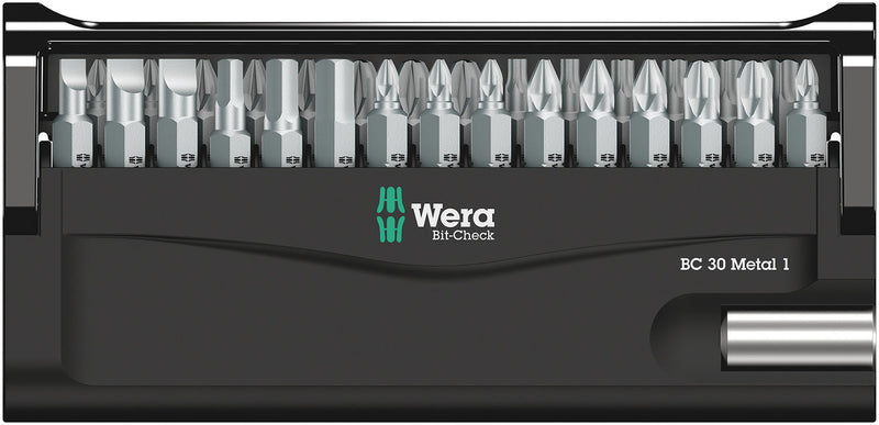 Wera Bit-Check 30 Metall 1 SB, 30-teilig