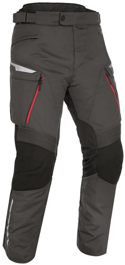 Oxford Hosen Montreal BW Gray Red regulär l