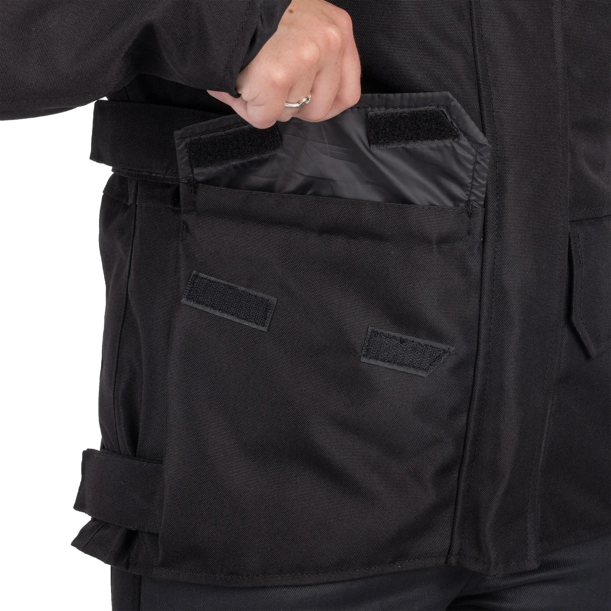 Oxford Jacke spartan da schwarz lang Größe 18