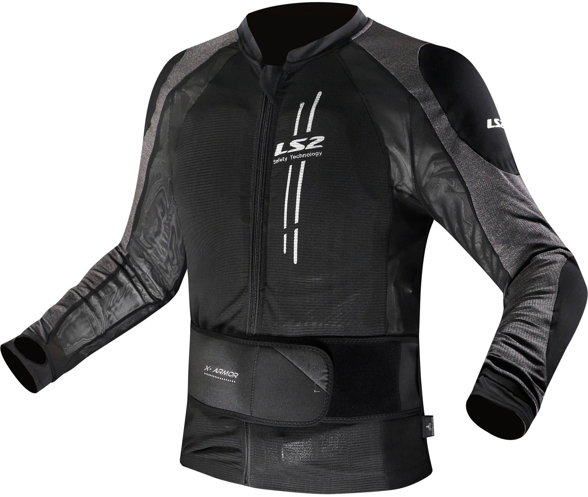 Ls2 Jacke X-Armor Jacke X-Armor Mann Schwarz Silber M L