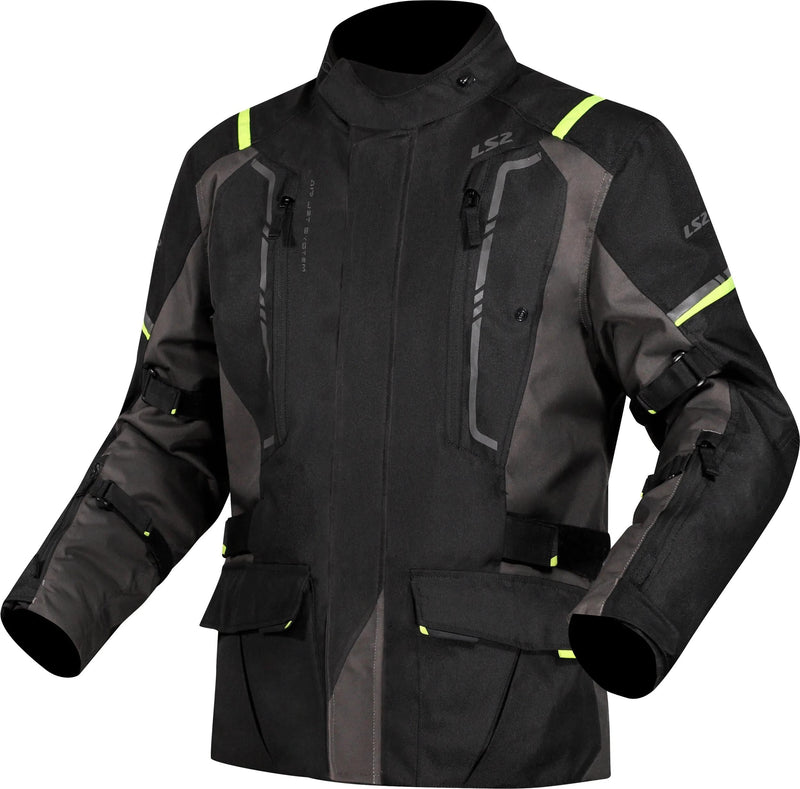Ls2 Jacke Narvik Jacke Narvik Herren schwarz grau neongelb xx
