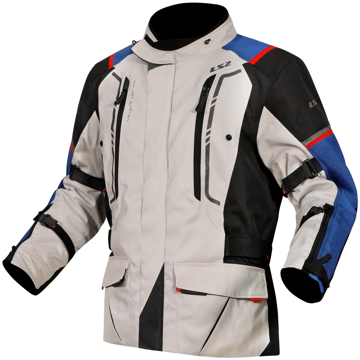 Ls2 Jacke Narvik Jacke Narvik Herren blau schwarz grau rot m