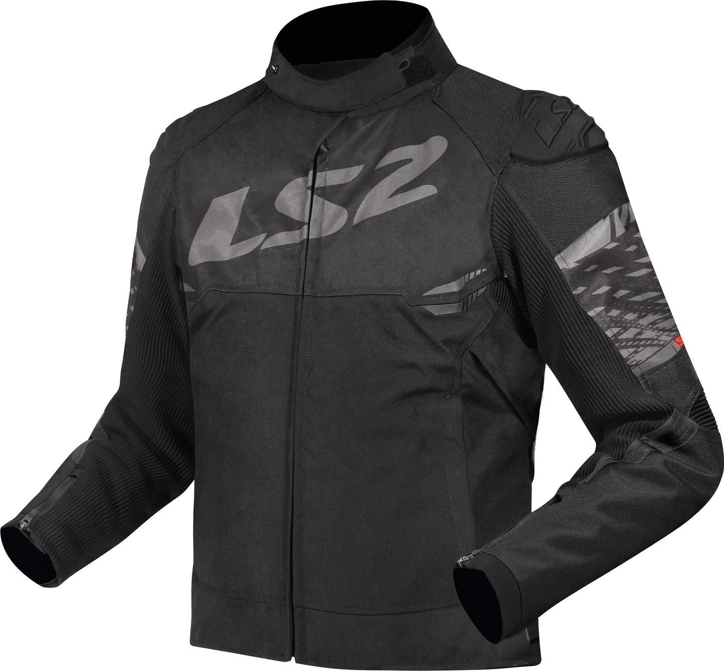 Ls2 Apex Jacke Jacke Apex Damen Schwarz Dunkelgrau Gr. s