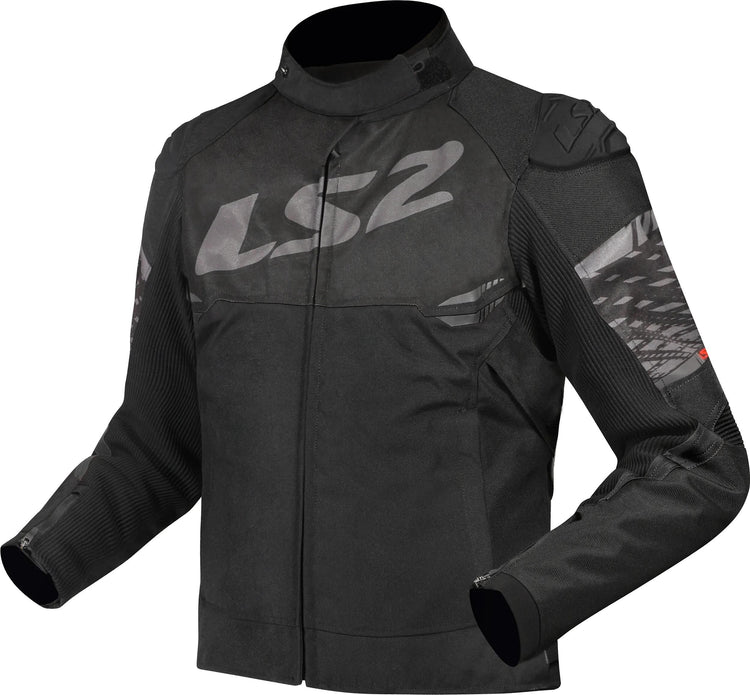 Ls2 Apex Jacke Jacke Apex Damen Schwarz Dunkelgrau Gr. xl