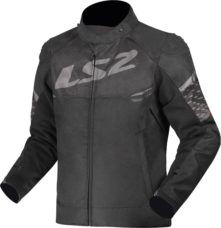 Ls2 Apex Jacke Jacke Apex Herren Schwarz Dunkelgrau Gr. xl