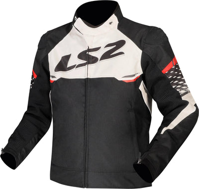 Ls2 Apex Jacke Jacke Apex Herren Schwarz Weiß Rot Gr. xxl